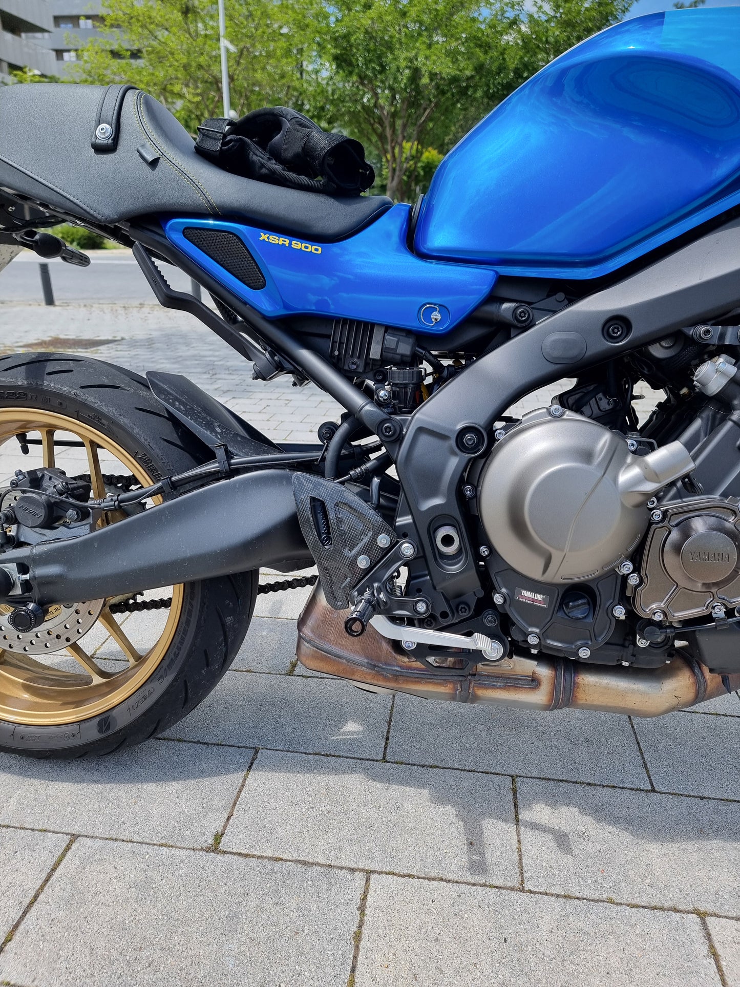 XSR 900 Carbon Fibre Heel Plate